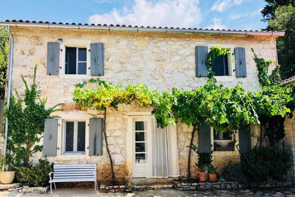 Vranje Selo Ferienhaus Villa Alisia, Wunderschoenes Natursteinhaus Bei Porec, Istrien, Kroatien מראה חיצוני תמונה